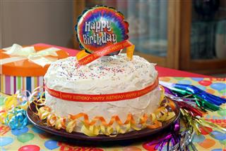 Festive Birthday Cake