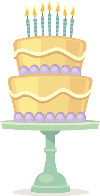Two Tier Yellow Cake