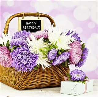 Birthday Basket And Gift