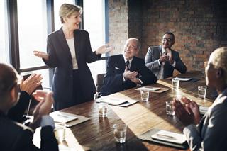 Meeting Corporate Success Brainstorming Teamwork