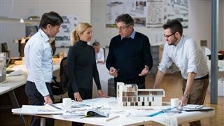 Architects And Custumer In Office
