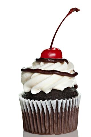 Chocolate Cupcake With Cherry