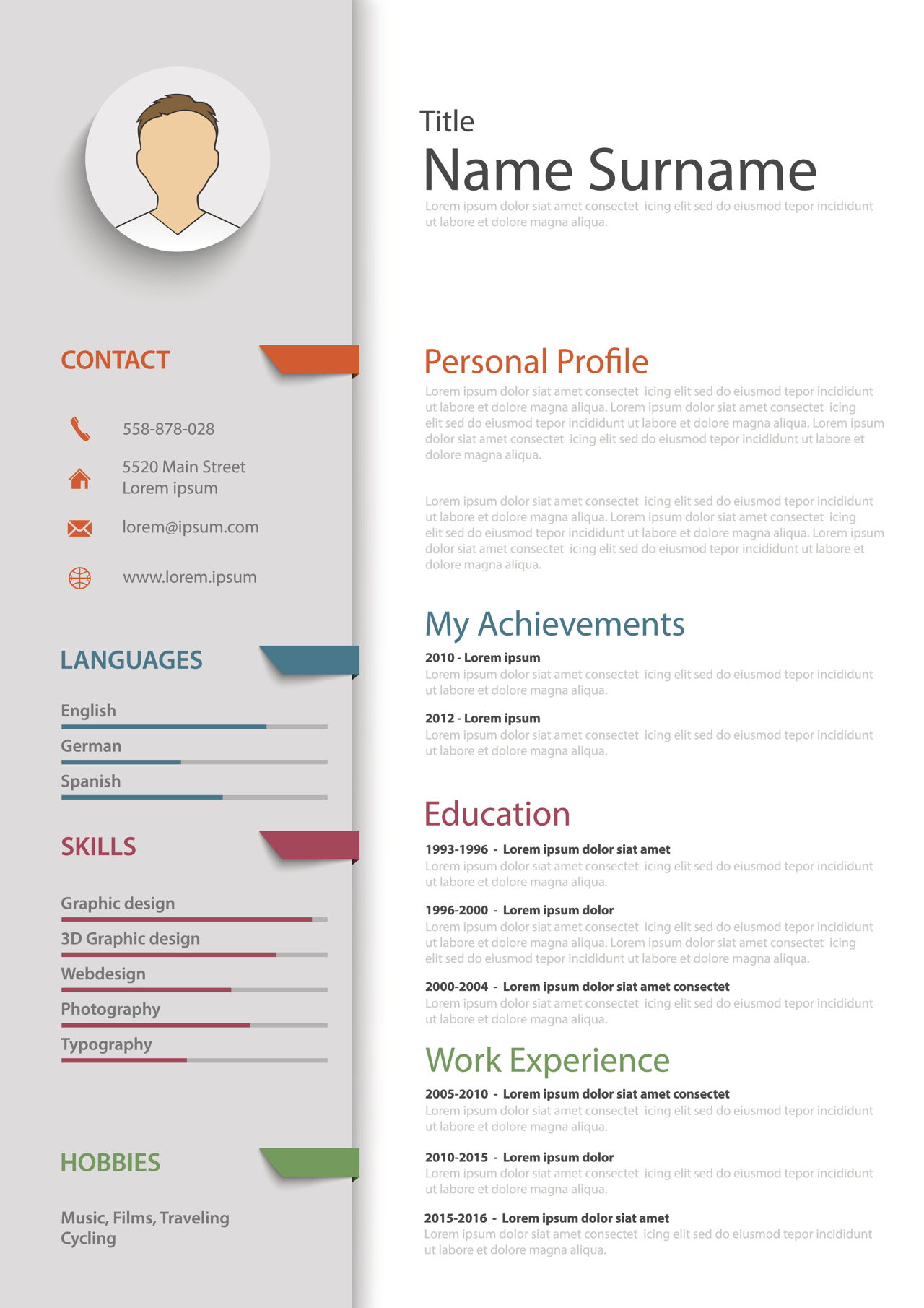 blank resume forms