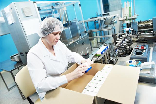 Pharmaceutical Industrial Factory Worker