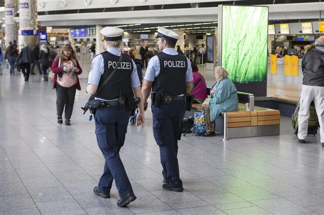 Security Guard At Airport