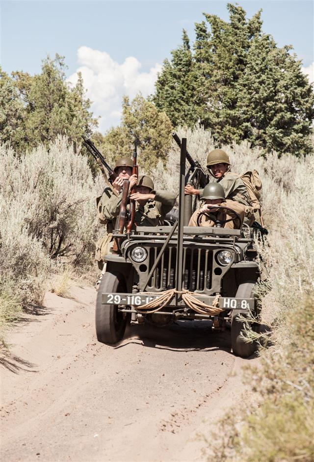 Jeep With Soldiers