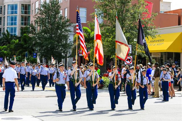 Military Academy Lead Memorial Day Parade