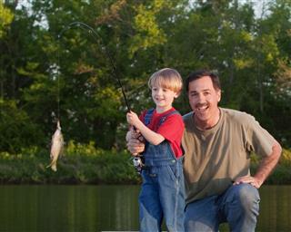 Father Son Fishing Fun