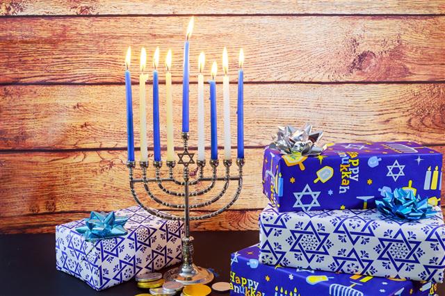 Jewish Holiday Hanukkah Celebration