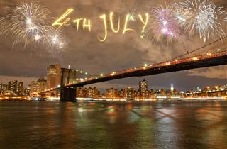Fireworks Celebrating 4Th July