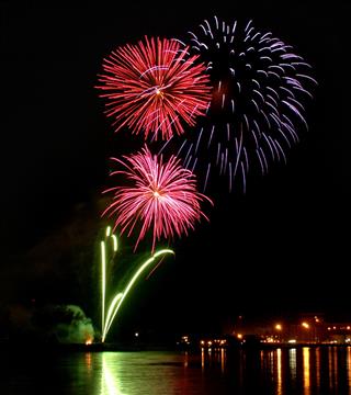 Fireworks On The Water