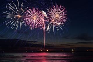Fireworks At The Beach