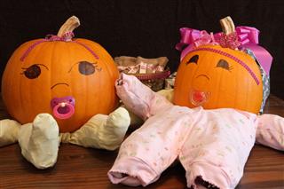 Pumpkin Babies In Onesies