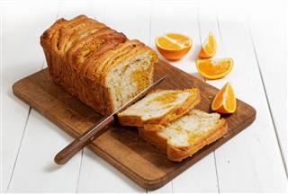 Bread With Orange Zest And Walnuts