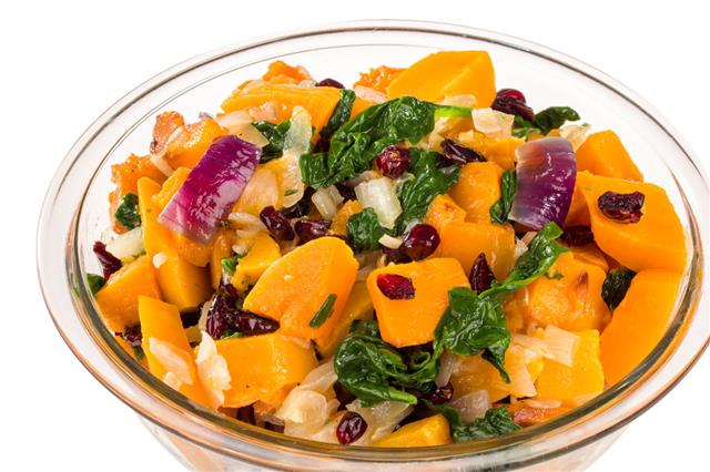 Butternut Squash And Spinach