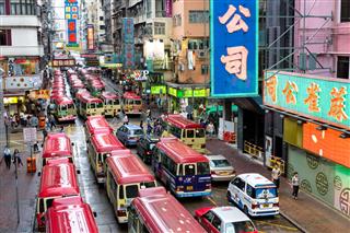 Hong Kong Street Mini Bus