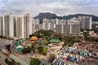 Residential Area Of Hong Kong