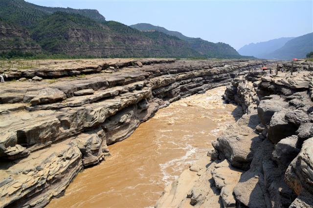 Yellow River At Hukou Waterfall