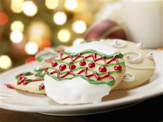 Sugar Cookies At Christmas Time