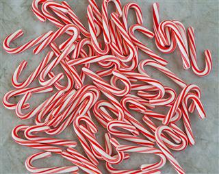 Red And White Mini Candy Canes