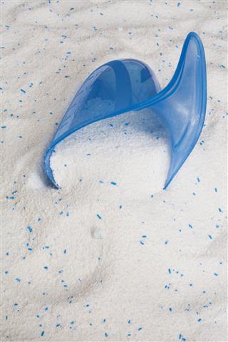 Washing Powder And Blue Scoop
