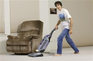 Man Vacuuming Series