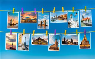 European Landmarks Collage