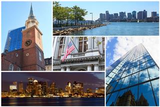 Boston Massachusetts Landmarks Picture Collage