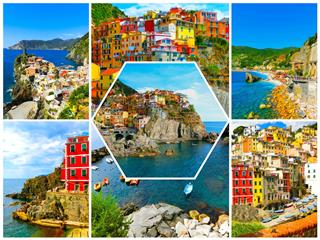 Collage Of Cinque Terre Photos