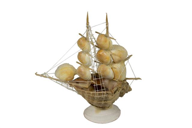 Sailboat Made Of Shells