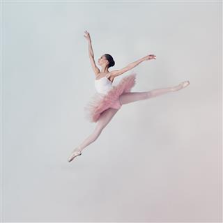 Jumping Ballet Dancer
