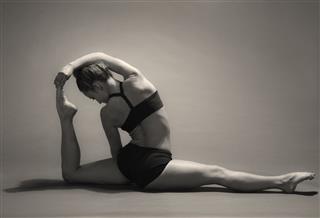 Young Woman Stretching