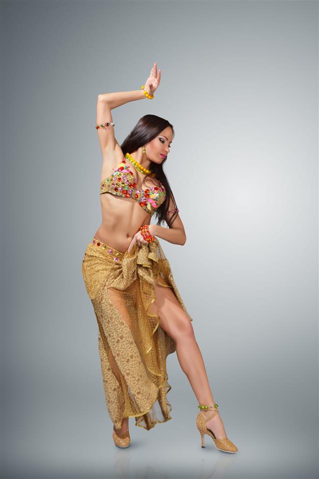Beautiful Belly Dancer Woman