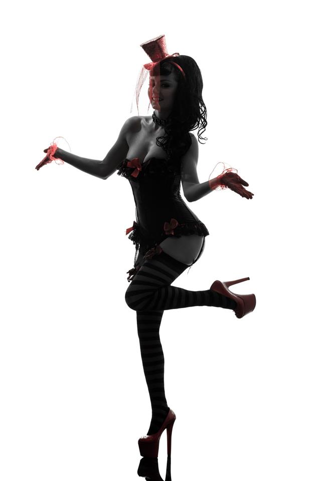 Sexy Woman Stripper Showgirl Silhouette