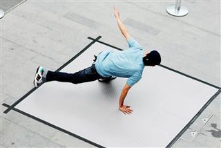 Breakdancer In Liverpool One Shopping Center