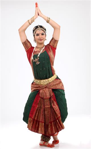Tradition Woman Doing Traditional Dance