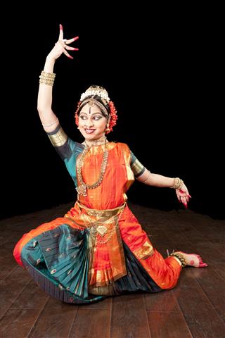 Classical Indian Kuchipudi Dancer