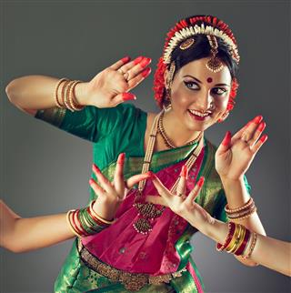 Emotional Gestures Of Indian Dance Kuchipudi