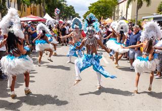 Dancers At Calle Ocho Festival