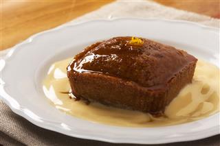 Malva Pudding And Custard