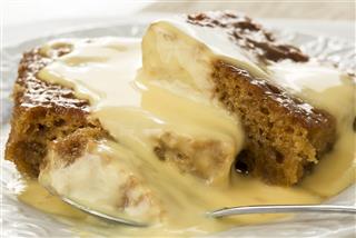 Malva Pudding With Custard