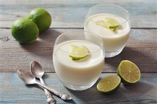 Panna Cotta With Fresh Lime