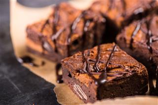Homemade Artisan Dark Chocolate Brownies