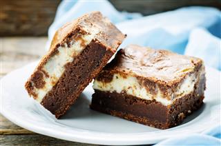 Brownie With Cream Cheese