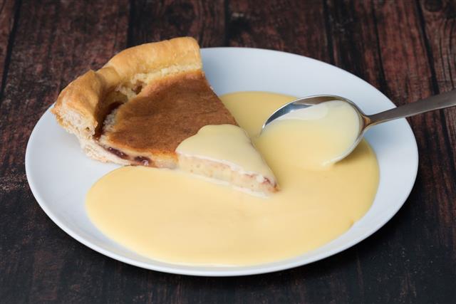 Bakewell Pudding And Custard
