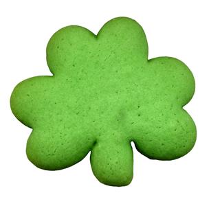 Green Shamrock Cookie