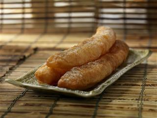 Chinese Donuts With Powdered Sugar