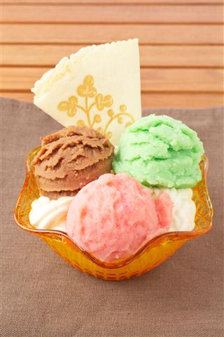 Delicious Multi Flavor Ice Cream