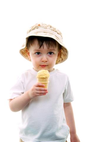 Boy With Ice Cream