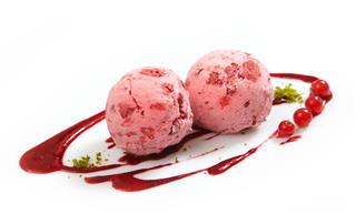 Pink Fruit Ice Cream